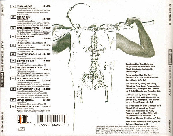 Diesel (3) : Hepfidelity (CD, Album)