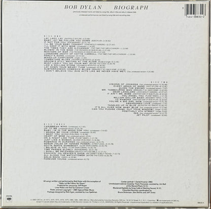 Bob Dylan : Biograph (3xCD, Comp + Box, Dlx)