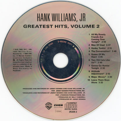 Hank Williams Jr. : Greatest Hits Volume 2 (CD, Comp)