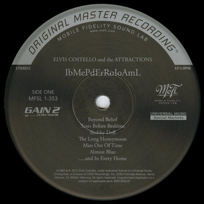 Elvis Costello And The Attractions* : Imperial Bedroom (LP, Album, Ltd, Num, RE, RM, S/Edition, 180)