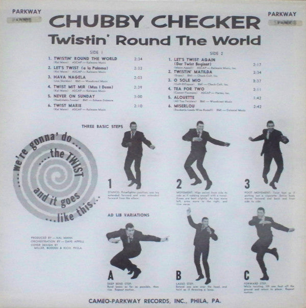 Chubby Checker : Twistin' Round The World (LP, Album)