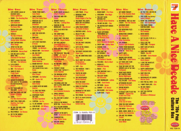 Various : Have A Nice Decade - The '70s Pop Culture Box (7xCD, Comp, RE, RM + Box)
