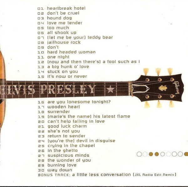 Elvis Presley : ELV1S 30 #1 Hits (CD, Comp, RE, RM, RP, Son)