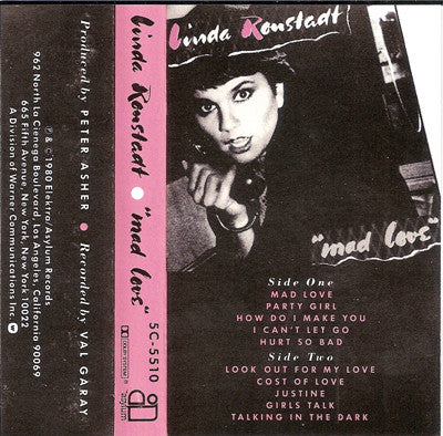 Linda Ronstadt : Mad Love (Cass, Album)