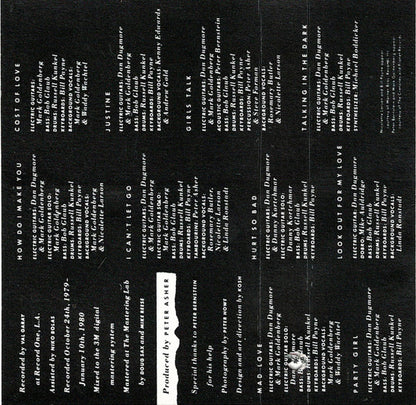 Linda Ronstadt : Mad Love (Cass, Album)