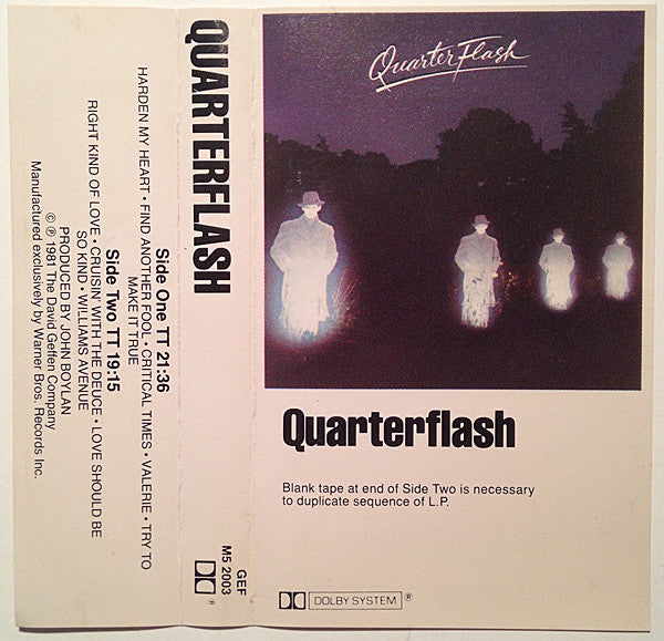 Quarterflash : Quarterflash (Cass, Album)