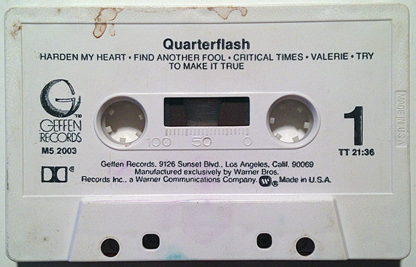 Quarterflash : Quarterflash (Cass, Album)