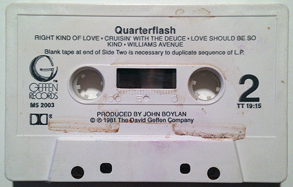 Quarterflash : Quarterflash (Cass, Album)
