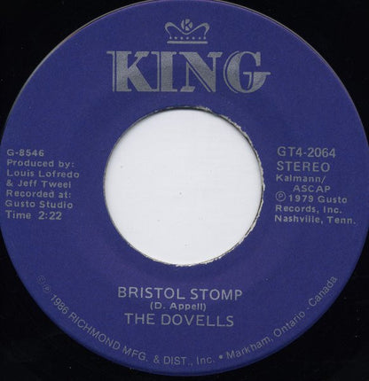 The Dovells : You Can't Sit Down / The Bristol Stomp (7", Single)