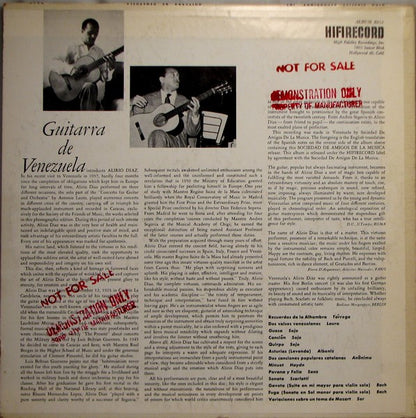 Alirio Diaz* : Guitarra De Venezuela (LP, Album, Mono)