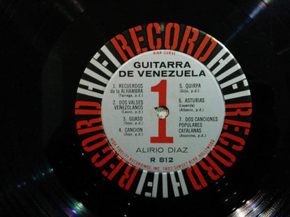 Alirio Diaz* : Guitarra De Venezuela (LP, Album, Mono)