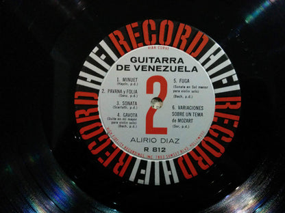 Alirio Diaz* : Guitarra De Venezuela (LP, Album, Mono)