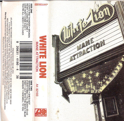 White Lion : Mane Attraction (Cass, Album, Club)
