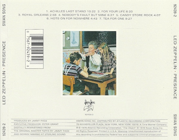 Led Zeppelin : Presence (CD, Album, RE, RM, Spe)
