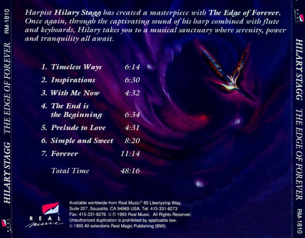 Hilary Stagg : The Edge Of Forever (CD, Album)