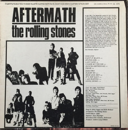 The Rolling Stones : Aftermath (LP, Album, Mono, All)