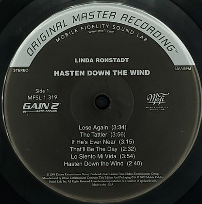 Linda Ronstadt : Hasten Down The Wind (LP, Ltd, Num, RM, 180)