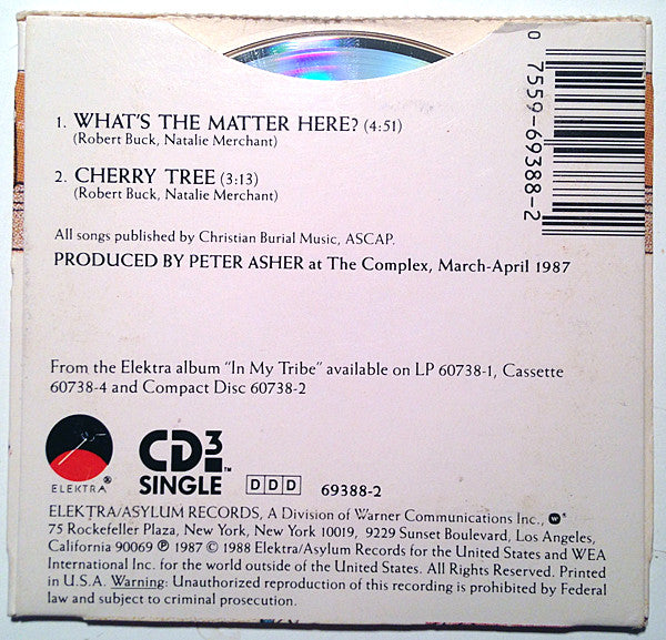 10,000 Maniacs : What's The Matter Here? (CD, Mini, Single, Car)