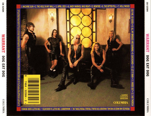 Warrant : Dog Eat Dog (CD, Album)