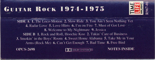 Various : Guitar Rock 1974-1975 (Cass, Comp, Dol)