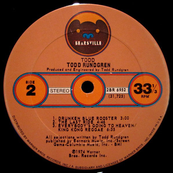 Buy Todd Rundgren : Todd (2xLP, Album) Online for a great price