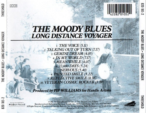 The Moody Blues : Long Distance Voyager (CD, Album, RE, Son)