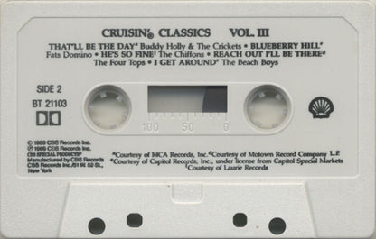 Various : Cruisin' Classics Vol. III 50's & 60's (Cass, Comp, Dol)