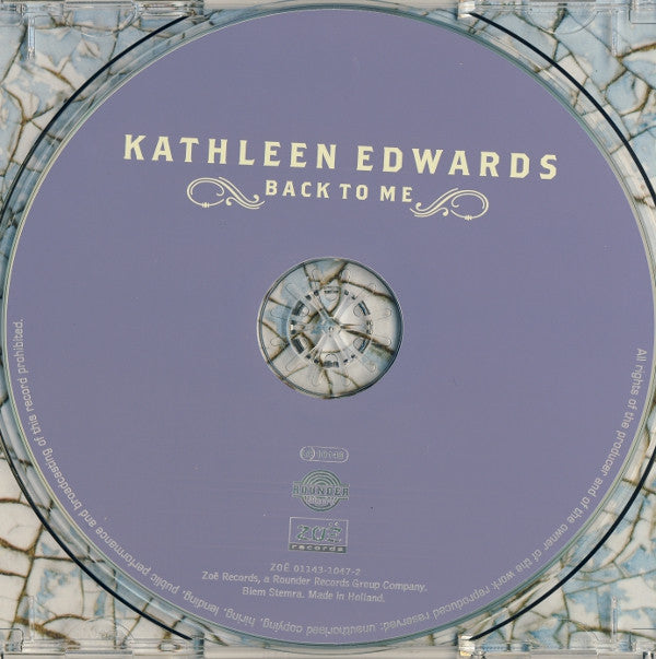 Kathleen Edwards : Back To Me (CD, Album)
