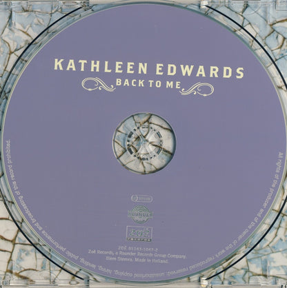 Kathleen Edwards : Back To Me (CD, Album)