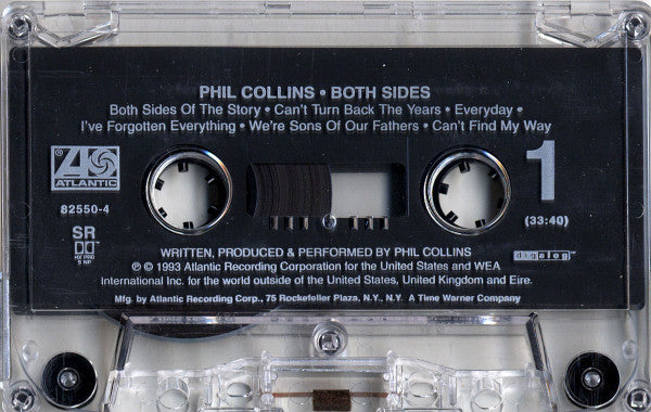 Phil Collins : Both Sides (Cass, Album, SR,)