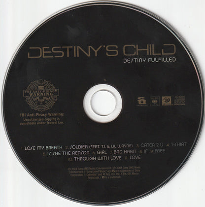 Destiny's Child : Destiny Fulfilled (CD, Album, Enh)