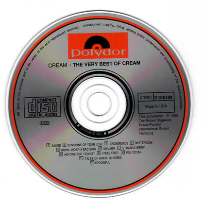 Cream (2) : Strange Brew - The Very Best Of Cream (CD, Comp, Club, RE)