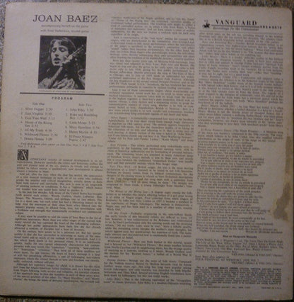Joan Baez : Joan Baez (LP, Album, Mono, RP)