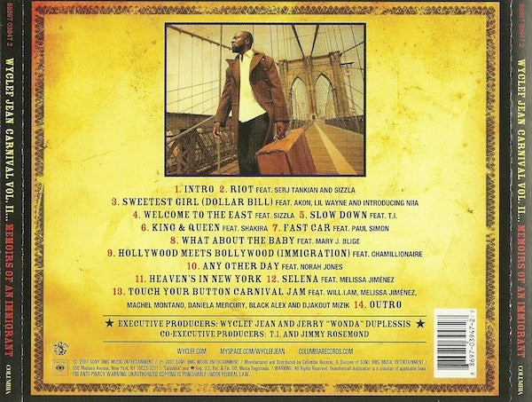 Wyclef Jean : Carnival Vol. II... Memoirs Of An Immigrant (CD, Album)