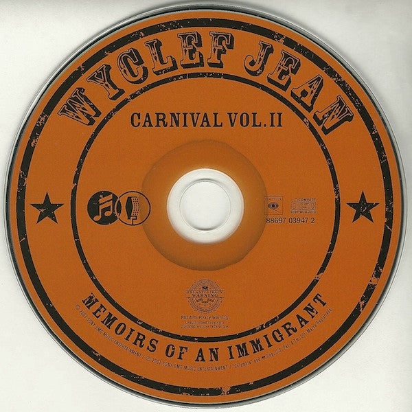 Wyclef Jean : Carnival Vol. II... Memoirs Of An Immigrant (CD, Album)