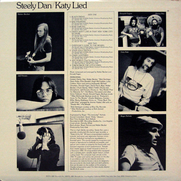 Buy Steely Dan : Katy Lied (LP, Album, San) Online for a great
