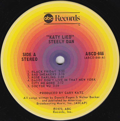 Steely Dan : Katy Lied (LP, Album, San)