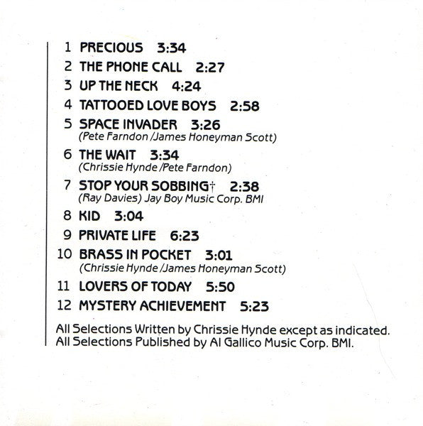 Pretenders* : Pretenders (CD, Album, RE)