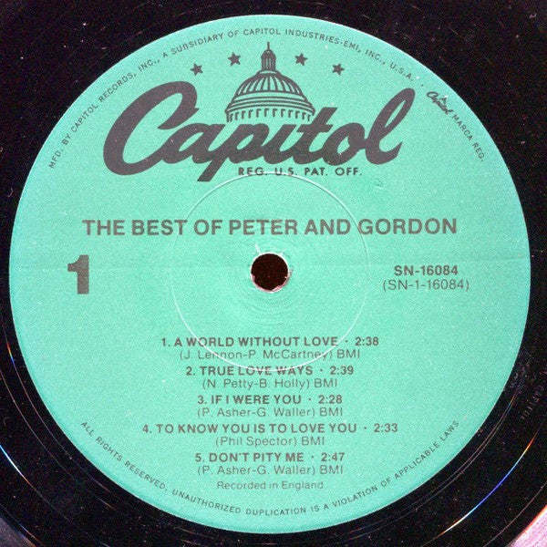 Peter And Gordon* : The Best Of Peter And Gordon (LP, Comp, RE)