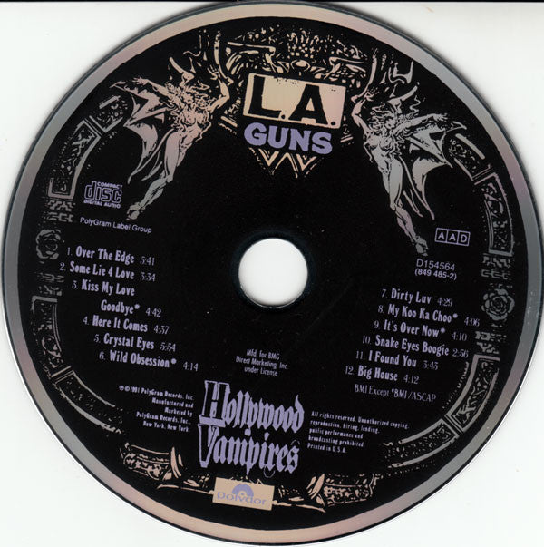 L.A. Guns : Hollywood Vampires (CD, Album, Club)