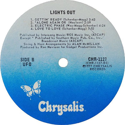 UFO (5) : Lights Out (LP, Album, Ter)