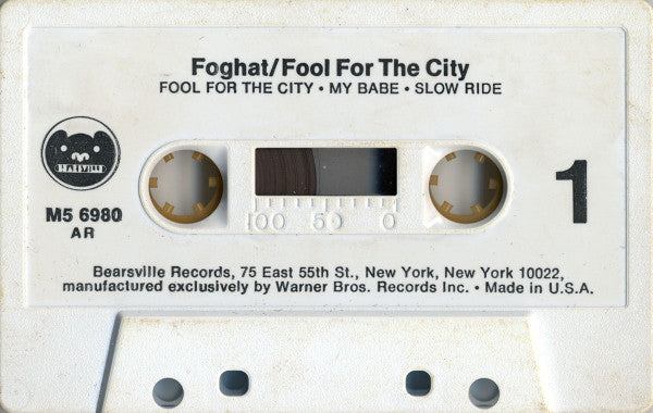 Foghat : Fool For The City (Cass, Album)