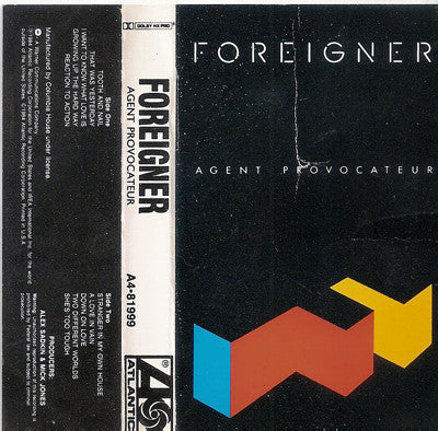 Foreigner : Agent Provocateur (Cass, Album, Club)