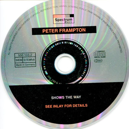 Peter Frampton : Shows The Way (CD, Comp)