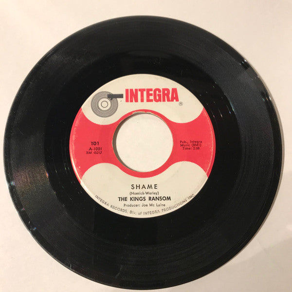 The Kings Ransom : Shame (7")