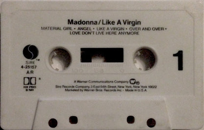 Madonna : Like A Virgin (Cass, Album, AR,)