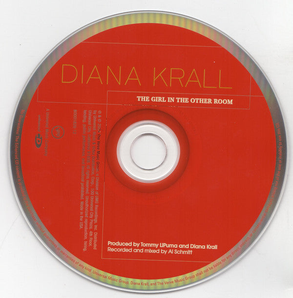 Diana Krall : The Girl In The Other Room (CD, Album, Enh, UML)