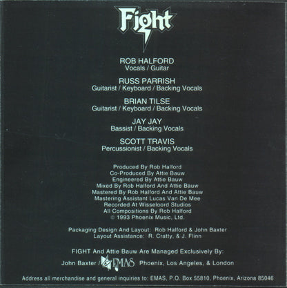 Fight : War Of Words (CD, Album, Son)