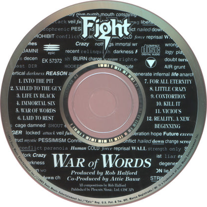Fight : War Of Words (CD, Album, Son)