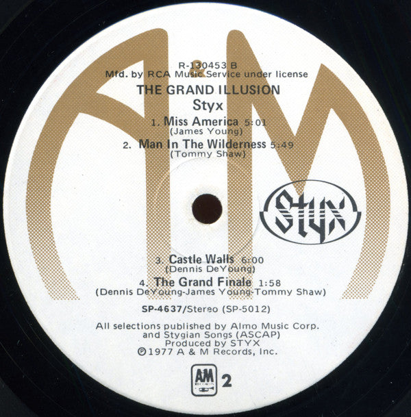 Buy Styx : The Grand Illusion (LP, Album, Club, RE) Online for a